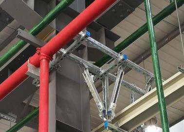 墨竹工卡该抗震支架的整体式支吊架结构协调性好